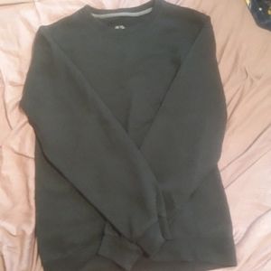 Black crew neck sweatshirt